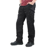 2019 Newly Men Waterproof Work Cargo Long Pants with Pockets Loose Trousers NDJ