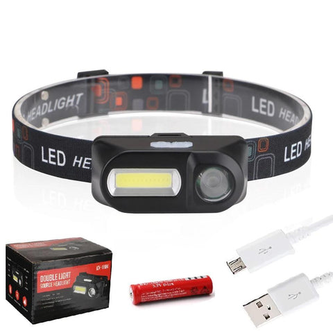 CTH Rechargeable LED Headlamp 18650