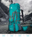 80L Outdoor Hiking and Camping Backpack