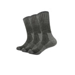 3 Pairs of Cushioned Merino Wool Outdoor Socks