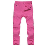 Nylon Removable Waterproof Hiking Pants Women/Men Quick Dry Trousers Mountain/Camping/Trekking Outdoor Pants Sports Shorts AW003
