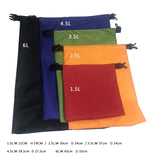 5 Pcs/Set Outdoor Storage Dry Bag